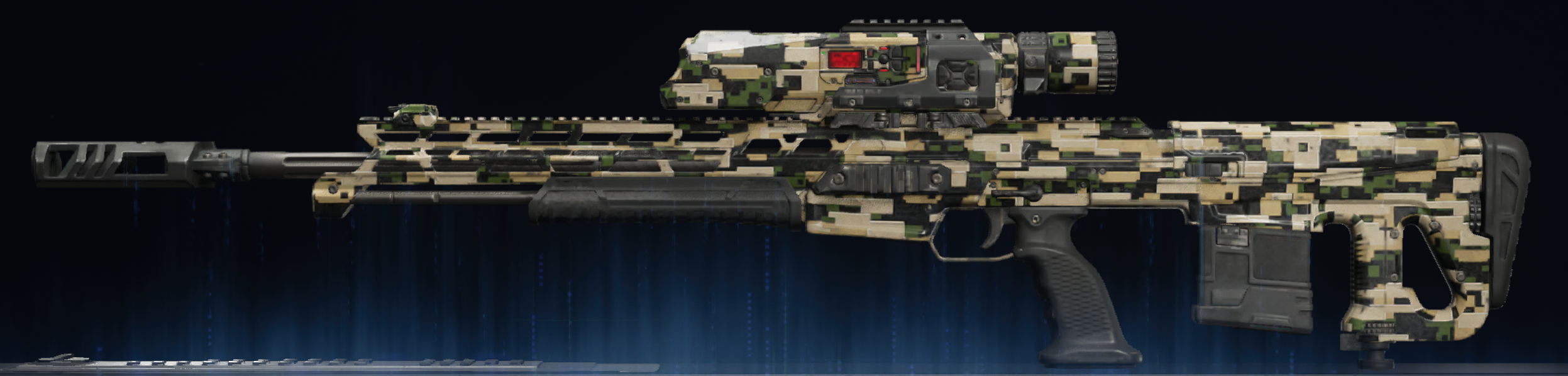 Rendu du camouflage Forêt numérique sur VS Recon